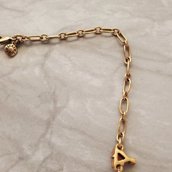 ✨ J.Crew Orange Touple Rhinestones Crystals Cluster Statement Necklace ✨ - Picture 10 of 15